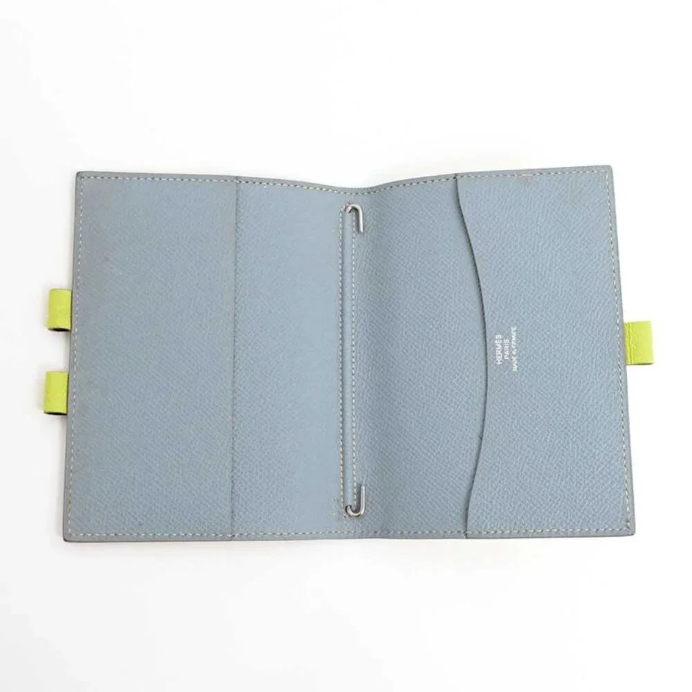 Hermes Agenda PM Yellow Series Gray Epson Notebook Cover